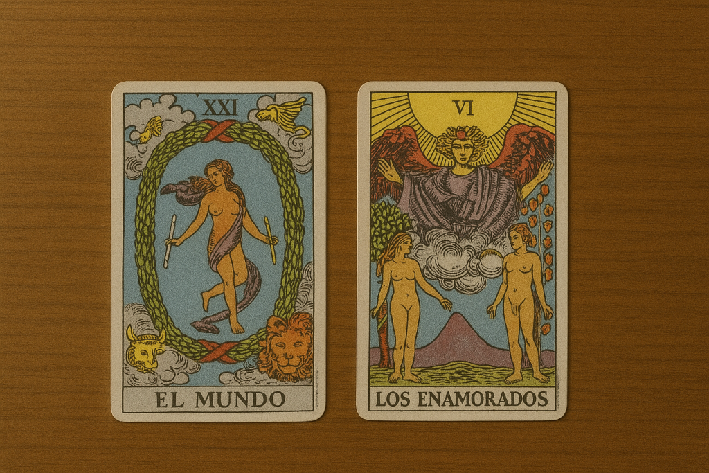 Los Enamorados y sus Combinaciones en el Tarot Guía Completa